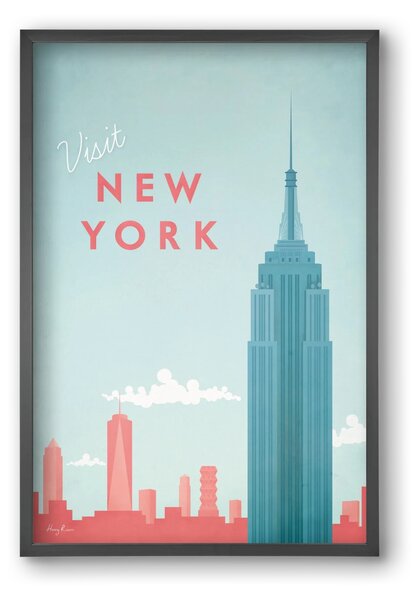 New York Travel Poster - falikép keretben | artbridge