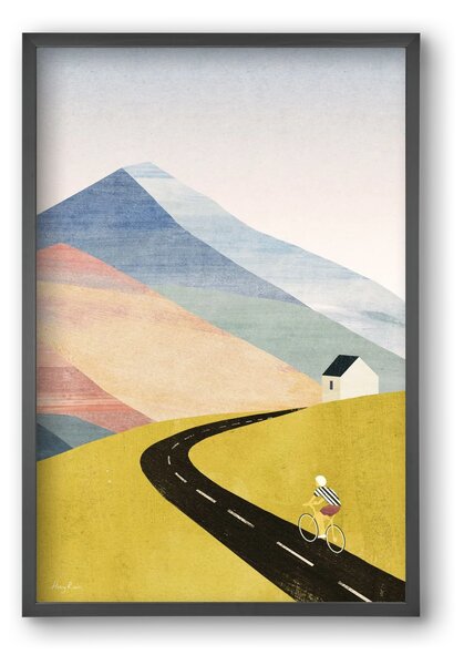 Cycling home - falikép keretben | artbridge