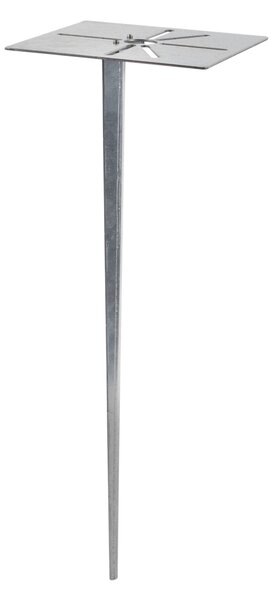 Modern kültéri oszloplámpa sötétszürke opál üveggel 45 cm IP44 - Malios