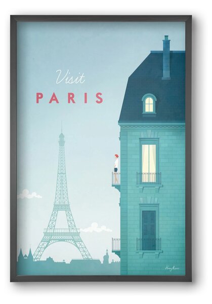 Paris Travel Poster - falikép keretben | artbridge
