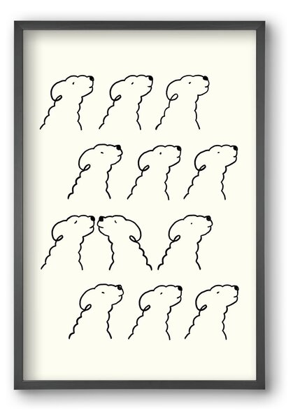 A Monochrome Love Story - falikép keretben | artbridge
