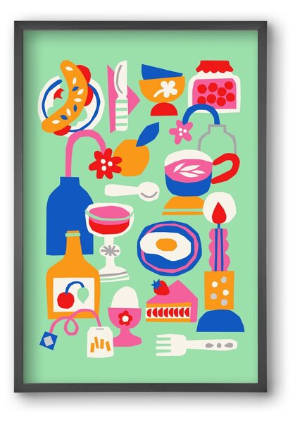 Breakfast - falikép keretben | artbridge