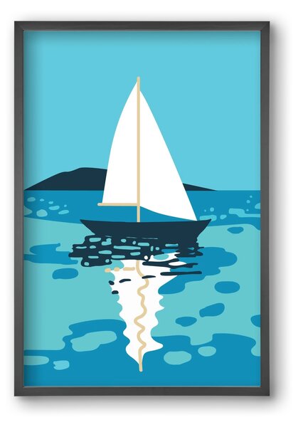 Nekem a Balaton... - falikép keretben | artbridge