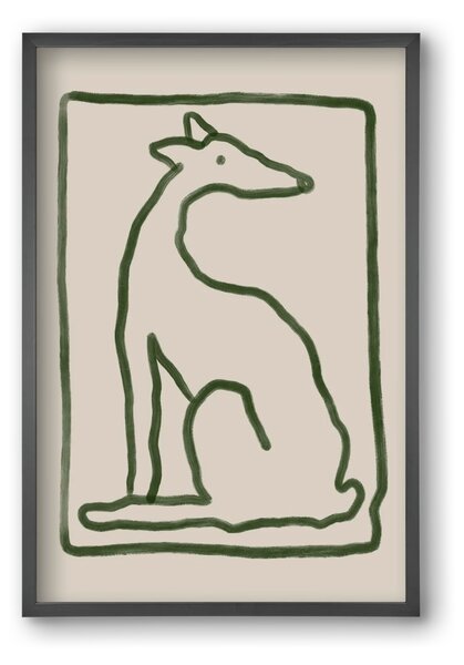 The Dog Waits - falikép keretben | artbridge