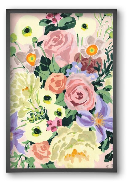 Romantic bouquet - falikép keretben | artbridge