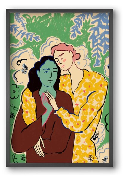 HOLDING HANDS - falikép keretben | artbridge