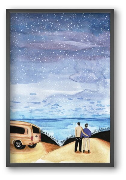 Roadtrip - falikép keretben | artbridge