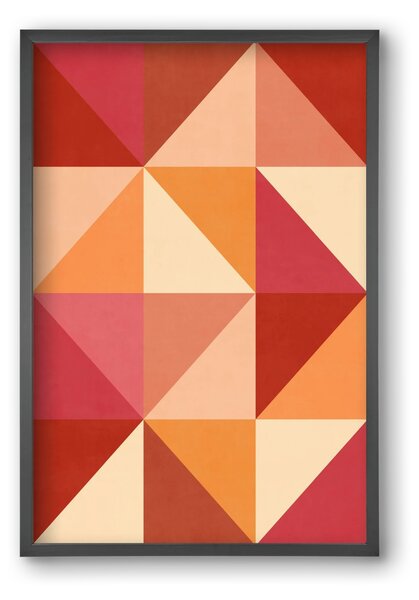 Triangle Composition 07 - falikép keretben | artbridge