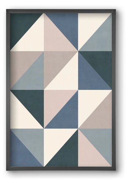 Triangle Composition 03 - falikép keretben | artbridge