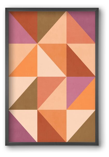 Triangle Composition 08 - falikép keretben | artbridge