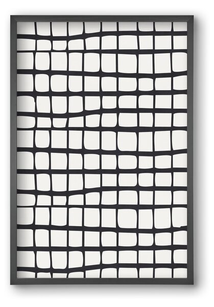 Organic Lines 01 - falikép keretben | artbridge