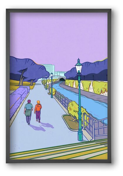Stadtpark - Wien - falikép keretben | artbridge