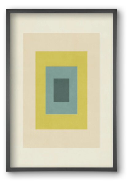 Rectangular Composition 08 - falikép keretben | artbridge
