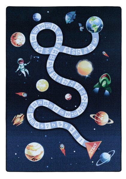 Sötétkék gyerek szőnyeg 140x200 cm Play Space – Ayyildiz Carpets