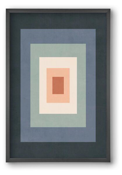 Rectangular Composition 01 - falikép keretben | artbridge