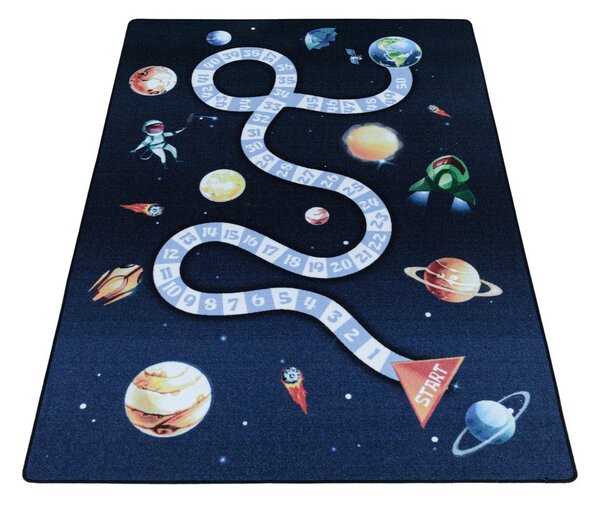 Sötétkék gyerek szőnyeg 140x200 cm Play Space – Ayyildiz Carpets