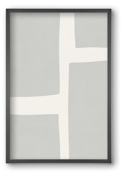 Abstract Art - Gray02 - falikép keretben | artbridge