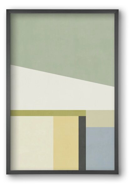 Composition of Geometric Shapes - Gc01 - falikép keretben | artbridge