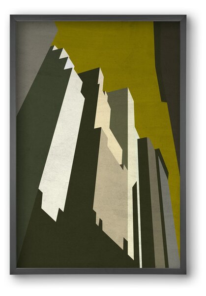NY - falikép keretben | artbridge