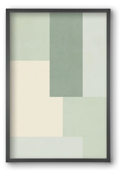 Composition of Geometric Shapes - Vd01 - falikép keretben | artbridge
