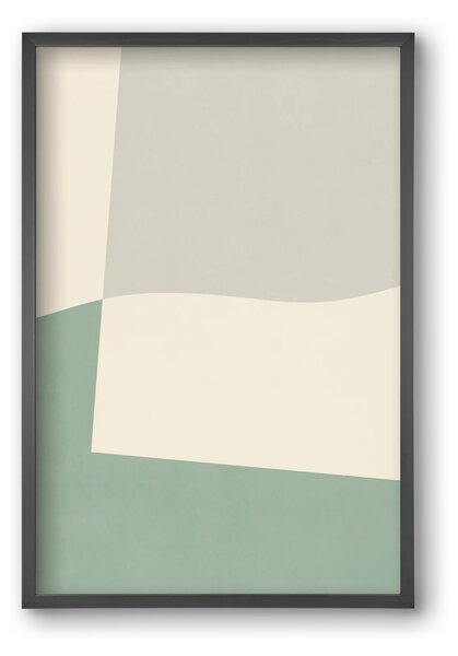 Composition of Geometric Shapes - V02 - falikép keretben | artbridge