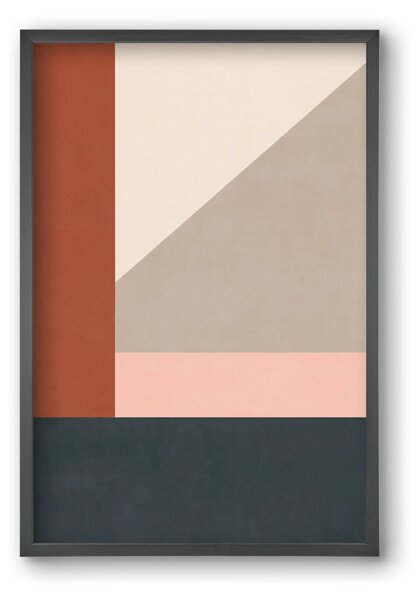 Composition of Geometric Shapes - Tff01 - falikép keretben | artbridge