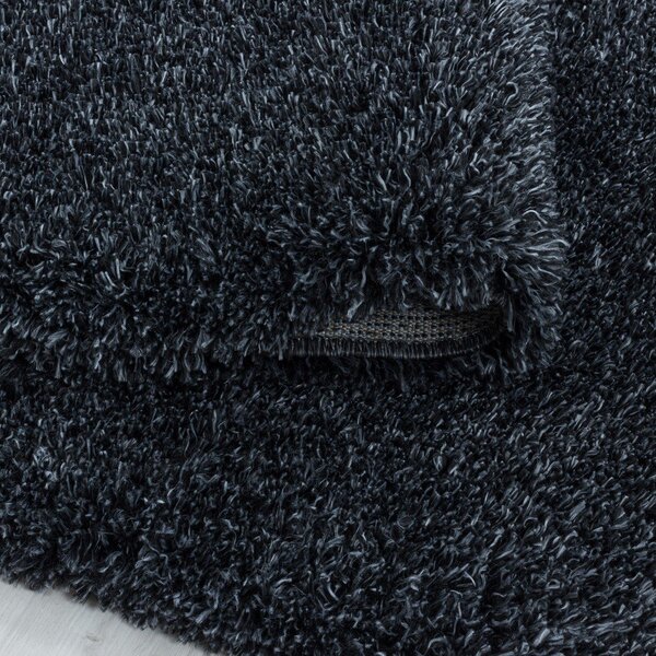 Antracitszürke szőnyeg 80x150 cm Fluffy – Ayyildiz Carpets