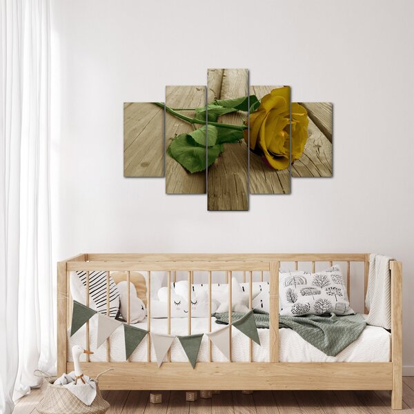 Kép - Vintage sárga rózsák (150x105 cm)