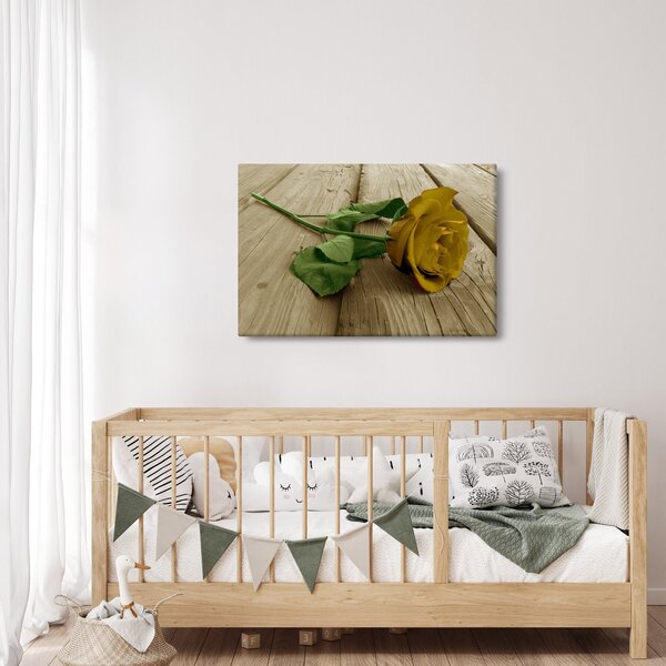 Kép - Vintage sárga rózsák (90x60 cm)