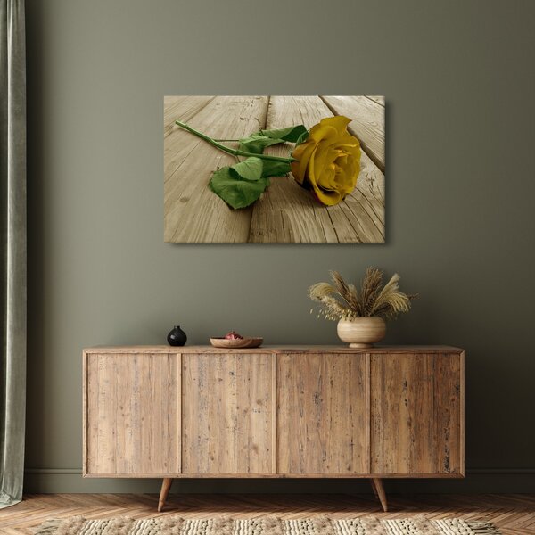 Kép - Vintage sárga rózsák (90x60 cm)