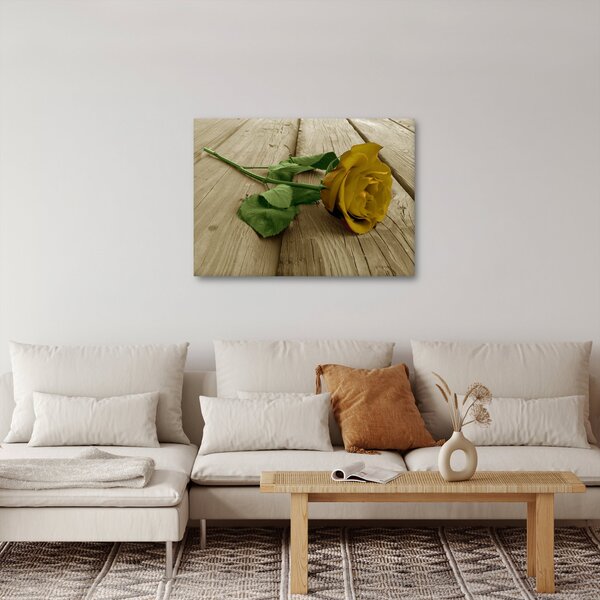 Kép - Vintage sárga rózsák (70x50 cm)