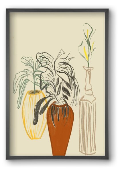 Les Vases - falikép keretben | artbridge