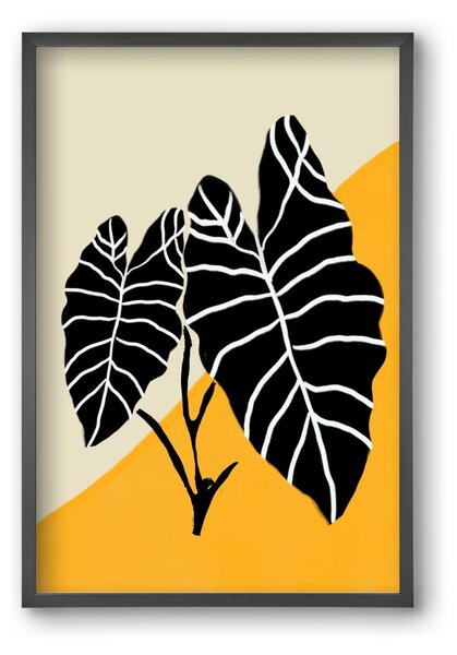 Alocasia - falikép keretben | artbridge