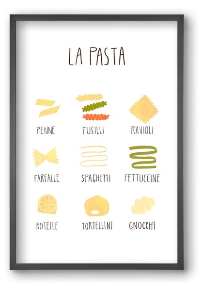 La Pasta - falikép keretben | artbridge