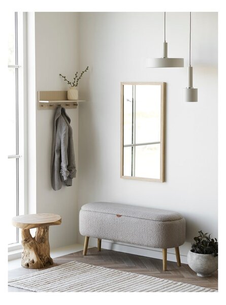 Teakfa kerek tárolóasztal ø 40 cm Palena – House Nordic