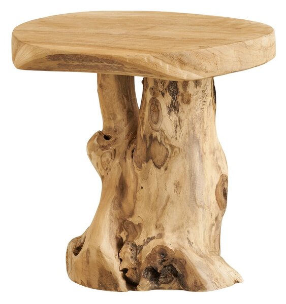 Teakfa kerek tárolóasztal ø 40 cm Palena – House Nordic