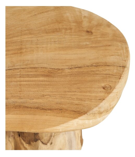 Teakfa kerek tárolóasztal ø 40 cm Palena – House Nordic