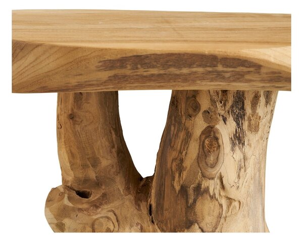 Teakfa kerek tárolóasztal ø 40 cm Palena – House Nordic