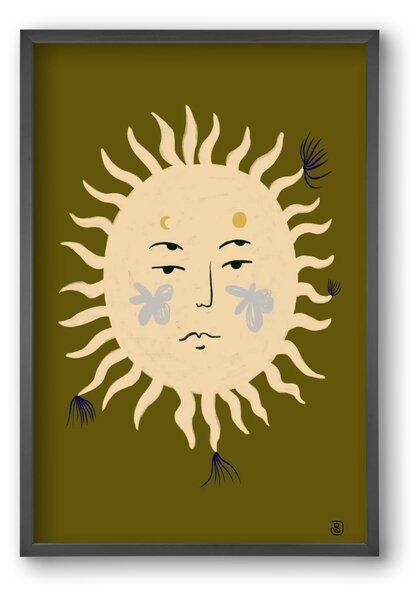 OLIVE SUN - falikép keretben | artbridge