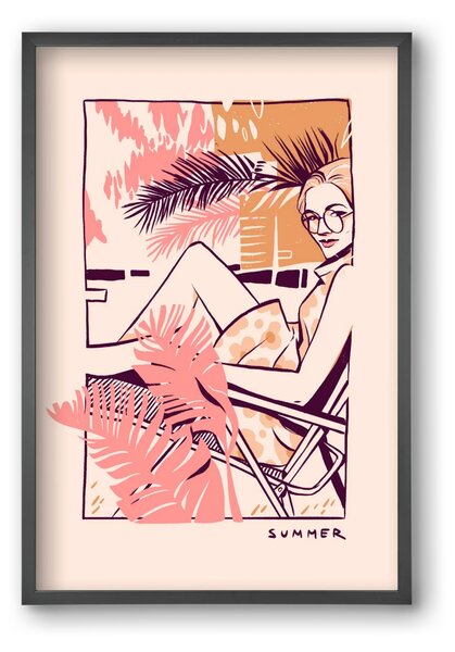 Summer - falikép keretben | artbridge