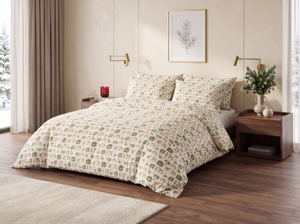 Polipamut ágynemű MERRY GIFTS POLY színes kivitel Ágyneműhuzat mérete: 2 db 70 x 90 cm | 200 x 220 cm