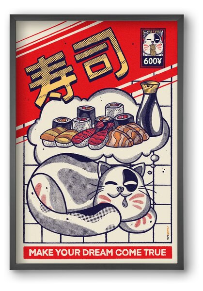 Dreaming About Sushi - falikép keretben | artbridge