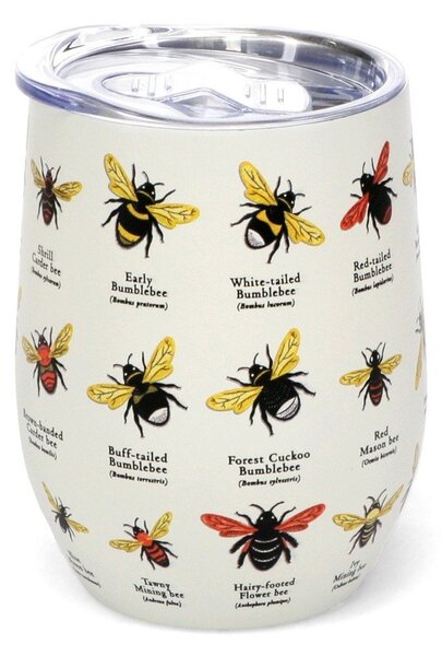 Utazóbögre 350 ml Garden Bees – Rex London