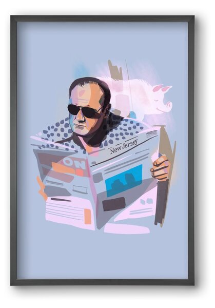 Sopranos - falikép keretben | artbridge