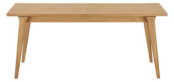 Bővíthető étkezőasztal hosszabbító asztallappal tölgyfa dekorral 90x180 cm Darwin – House Nordic