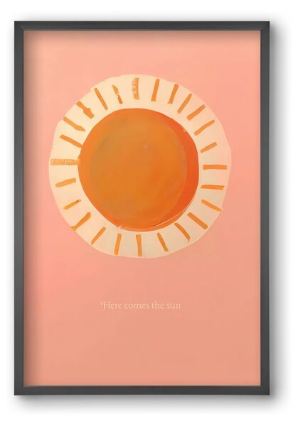 Here comes the sun - falikép keretben | artbridge