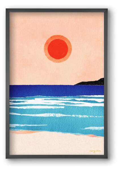 Ocean sunset - falikép keretben | artbridge