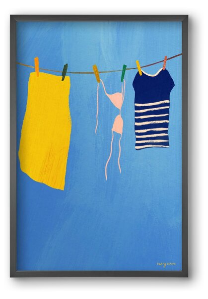 Laundry - falikép keretben | artbridge