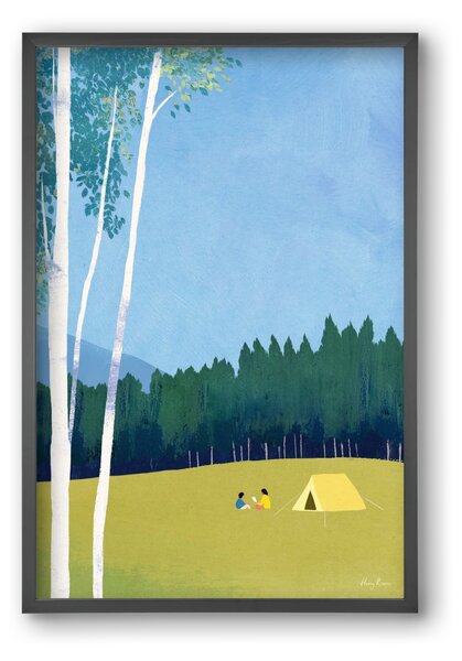 Camping trip - falikép keretben | artbridge