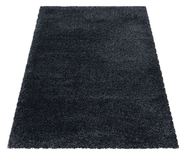 Antracitszürke szőnyeg 80x150 cm Fluffy – Ayyildiz Carpets